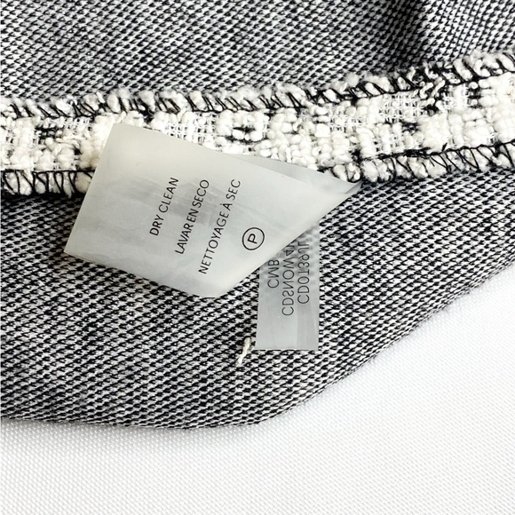 Calvin Klein Tweed Shift Dress | Black & White | Size 4 - Picture 10 of 10